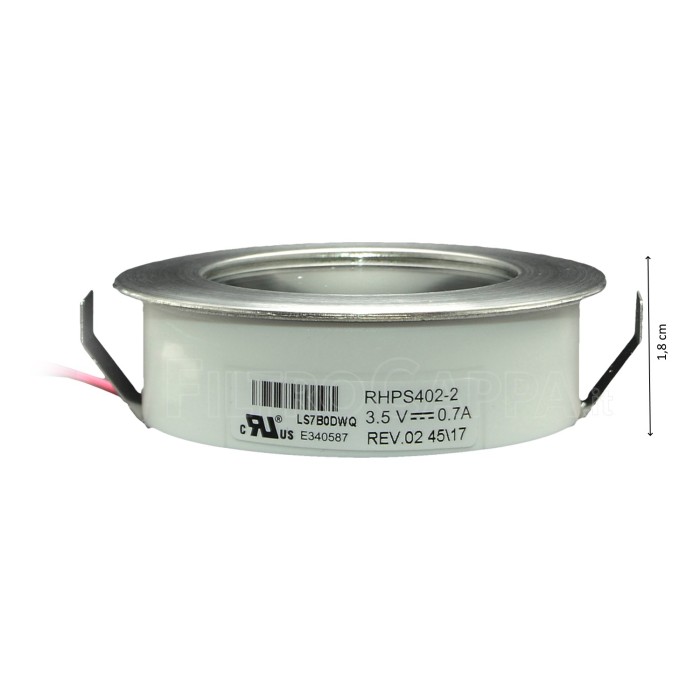 FOCO LED 3,5 volts DIÂMETRO 6 CM RHPS402-2 EXAUSTOR ELICA LMP0094993