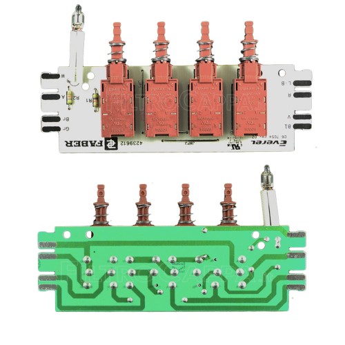 TECLADO PARA EXAUSTOR FABER FRANKE SMEG GENIUNE PEÇA DE REPOSIÇÃO 4239612 SÓ PLACA 2