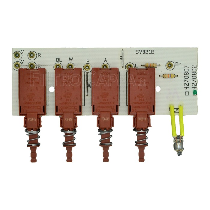 TECLADO FABER ELECTROLUX ALNO EXAUSTOR 4270802 SV821 133.0017.064