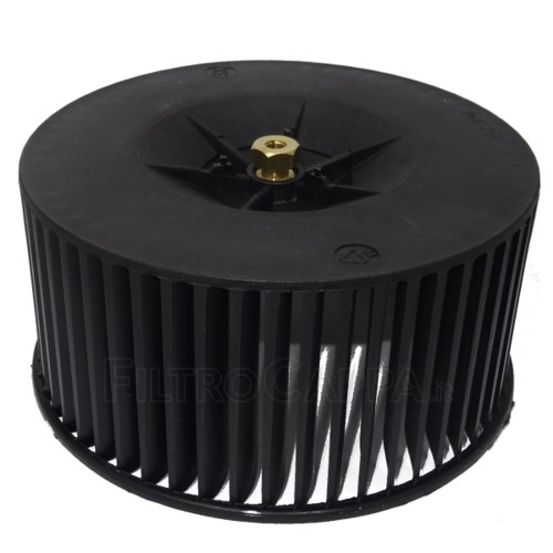 CAMPANA EXTRACTORA FABER FRANKE SMEG RUEDA VENTILADOR DIAMETRO 13,8 CM ROTOR IZQUIERDO RECAMBIO ORIGEN 133.0017.623
