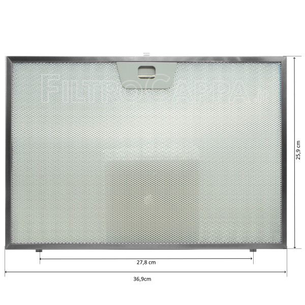 FILTRO METALLICO FABER E FRANKE PARETE ARTICA RAY NICE VEIL 36,9 X 25,4 CM 133.0076.268