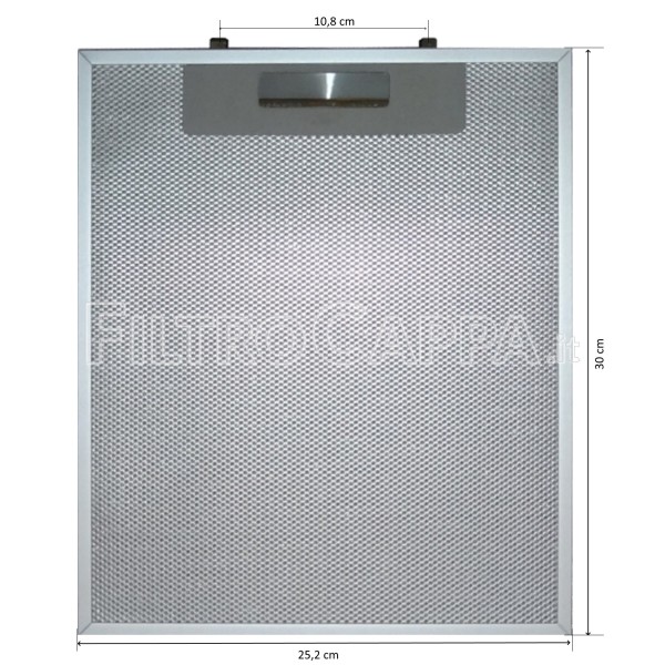 METALLFILTER FÜR DUNSTABZUGSHAUBEN ELECTROLUX FABER 25,2 X 30 CM 133.0018.480