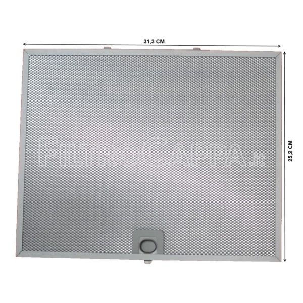 METAL FILTER 31.3 X 25.2 CM FOR FABER COOKER HOOD FABULA CARRE' 133.0261.220