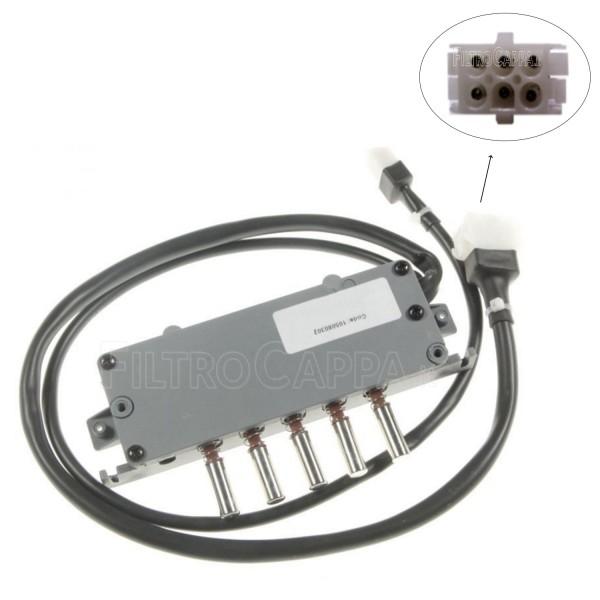CLAVIER 3 VITESSES FALMEC SMEG HOTTE PIÈCE DE RECHANGE ORIGINE 105080302