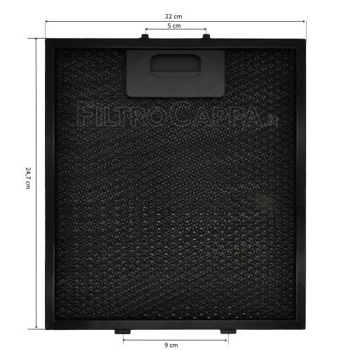 METALLFILTER FÜR DUNSTABZUGSHAUBEN ELICA MINI OM 22 X 24,5 CM GF06WD