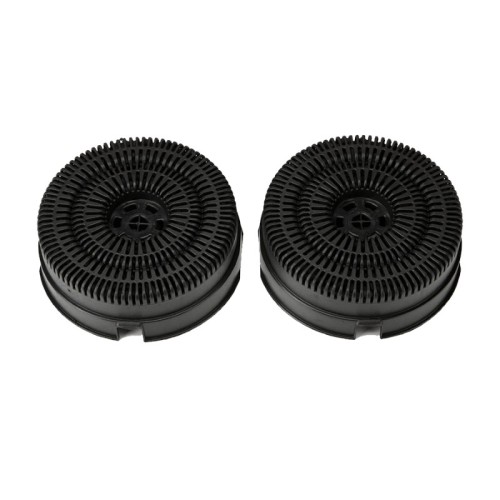 Filtro Carbone Attivo (Conf 2 Pezzi) per Cappa Elica Diametro 14 cm mod 58 FKS380