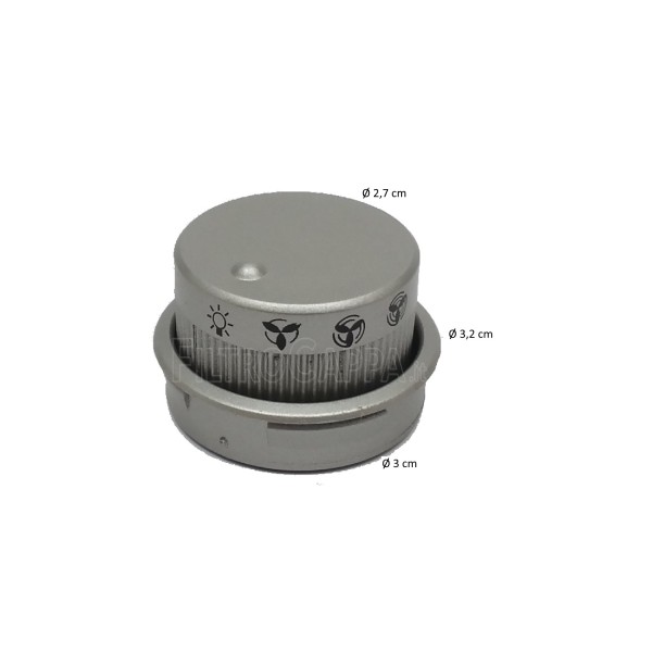 Manopola Comandi Push Pull Velocita'e Luce Cappa Faber Intra Inside 133.0274.913