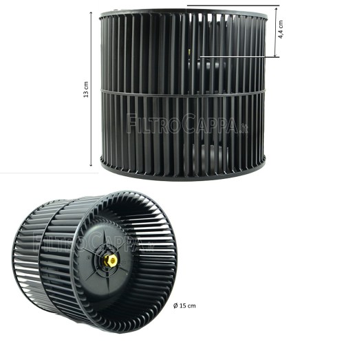 Roue de ventilateur pour hotte Faber Franke 15 CM 133.0047.756
