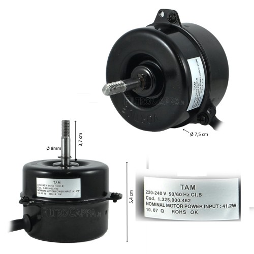 MOTORE VORTICE LINEO 125 V0 17002 220 VOLT 41,2 W 1.325.000.462