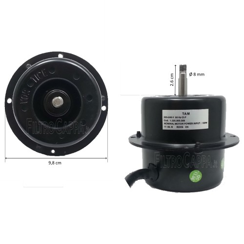 MOTORE PER VORTICE CA 100-V0 D 16008 2 VELOCITA' 1.325.000.389