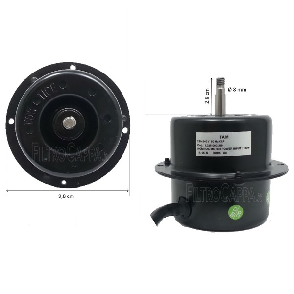 MOTOR FÜR VORTICE CA 100-V0 D 16008 2 GESCHWINDIGKEIT 1.325.000.389