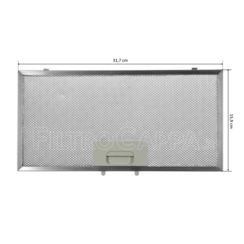 METALLFILTER 31,7 X 15,9 CM FÜR DUNSTABZUGSHAUBE FABER INCA LUX 133.0331.312