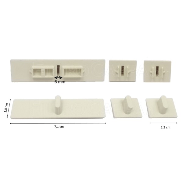 KIT EXTERNAL KEYS FOR FABER FRANKE SMEG COOKER HOODS 133.0064.478