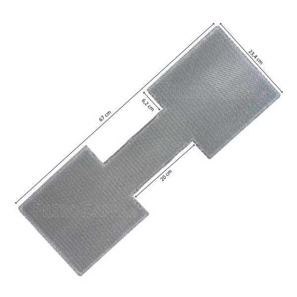 FILTRO METÁLICO FABER 23 x 67 CM INCA 28 70 CM FKA35