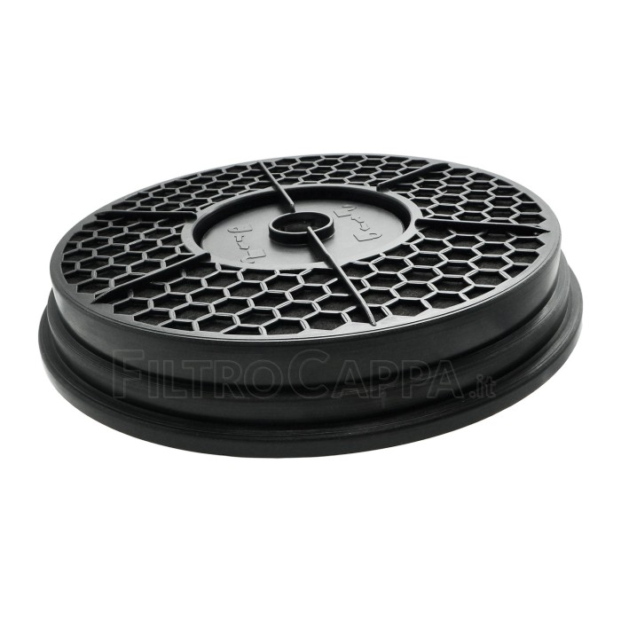 Diâmetro do filtro de carvão 21,2 cm para exaustores FABER FRANKE SMEG TCH04 741