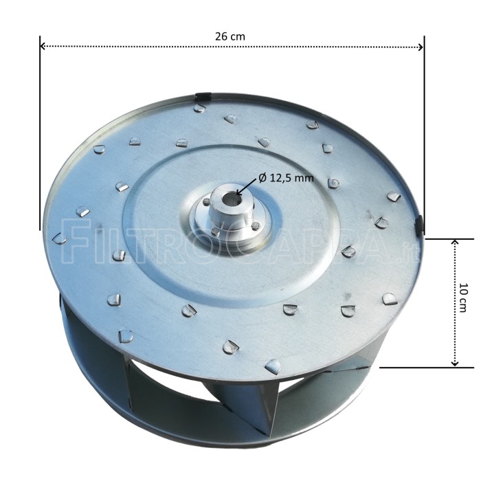 VENTILATEUR À ROUE POUR VORTICE TIRACAMINO TC 10 15000 1.223.071.001