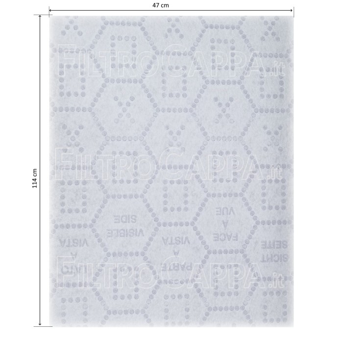 FILTRES UNIVERSELS POUR HOTTE MESURE 47 X 114 CM