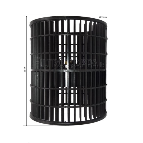 FABER FRANKE SMEG EXAUSTOR RODA DO VENTILADOR DIÂMETRO 13 CM 133.0204.887