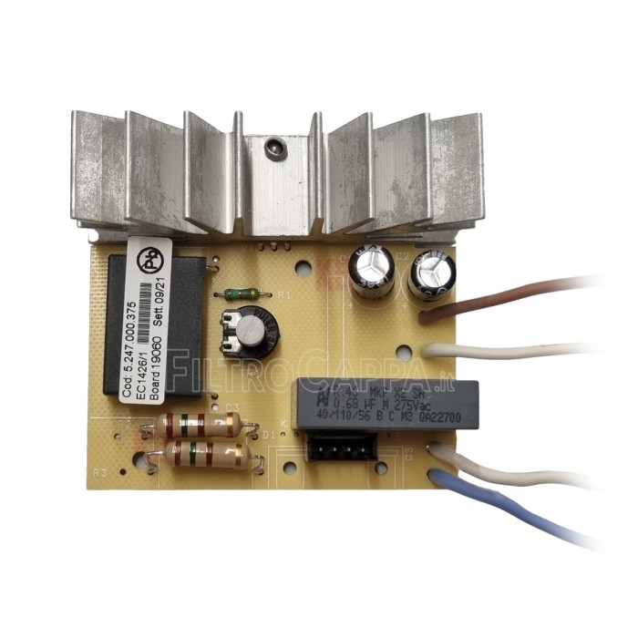 TABLERO PARA SECAMANOS VORTICE METAL DRY AUTOMATICO 5.247.000.375