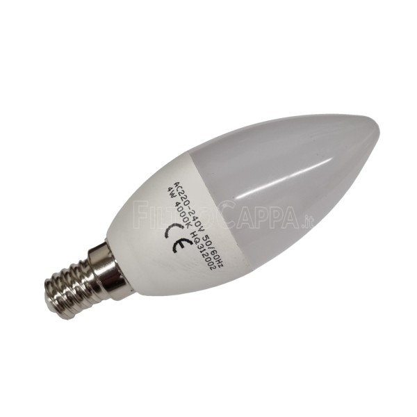 GLÜHBIRNE E14 LED E14 4W 4000 K FÜR FABER UNIVERSAL DUNSTABZUGSHAUBE 133.0455.757