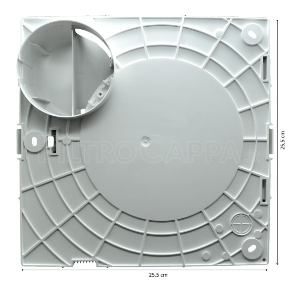 HINTERE ABDECKUNG FÜR VORTICE QUADRO MEDIO ZENTRIFUGAL EXTRACT FAN 1.196.126.044