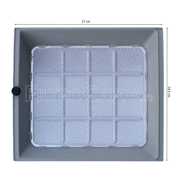 Filtro Metallico Alluminio 27 X 24,5 Cm Originale Vortice Vort Kappa 1.644.000.118