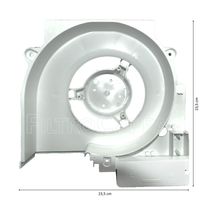 COCLEA VORTICE QUADRO INCASSO E VORTICE QUADRO MEDIO 1.072.126.002