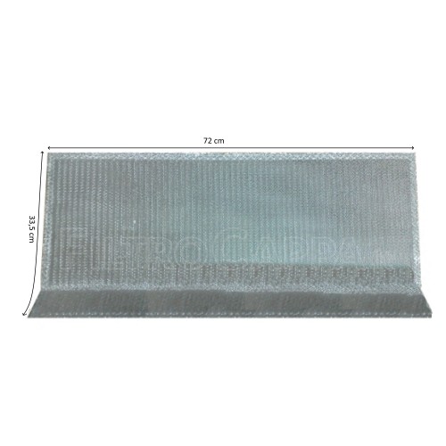 Filtro metallico antigrasso 33,5 x 72 cm per Cappa FABER INTEGRATA 86 133.0074.169