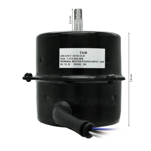 MOTORE ASPIRATORE VORTICE VORT PRESS 240 LL I CH75/25 1.512.000.066 2