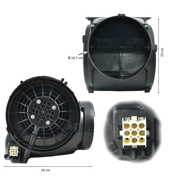 MOTOR FÜR DUNSTABZUGSHAUBEN FABER 4 GESCHWINDIGKEIT 7 KONTAKT 800 MC/h 133.0486.146