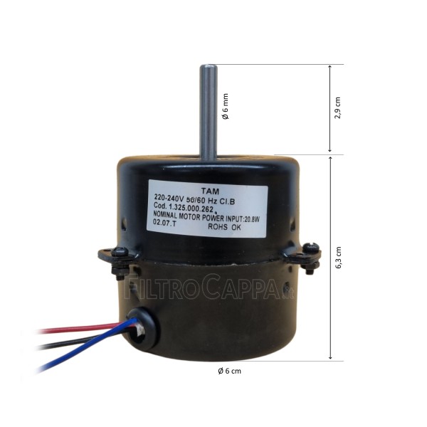 VORTICE MOTOR VORT MICRO S CH55 220 VOLT 1.325.000.262