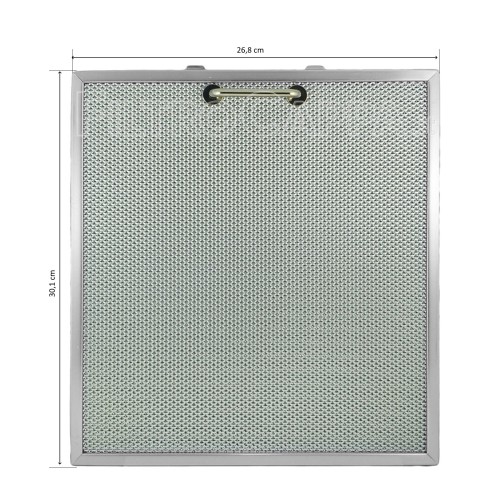 FILTRO DE METAL 30,1 X 26,8 CM PARA EXAUSTOR ELICA TURBOAIR 1010DC1