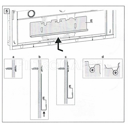 Aktivkohlefilter Set mit Halterung für Dunstabzugshaube FABER IN-NOVA 112.0441.093 2