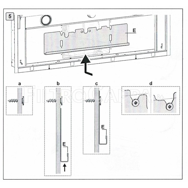 Aktivkohlefilter Set mit Halterung für Dunstabzugshaube FABER IN-NOVA 112.0441.093