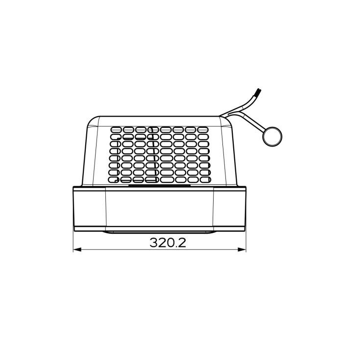 FABER DEPURADOR ARIA AIR HUBPORTATILE COLOR TITANIO OPACO 113.0666.175