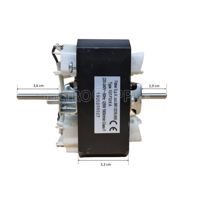 Motor K33 P33 For Cooker Hood Faber 400183 133.0018.594