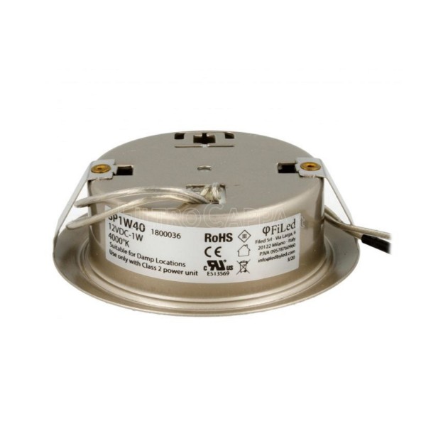 Projecteur Led 12 V 1 Watt S1000 4000k pour Hotte Faber Franke Smeg 824610875