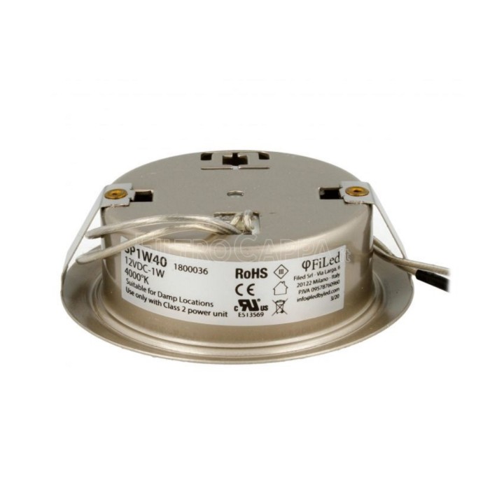 Projecteur Led 12 V 1 Watt S1000 4000k pour Hotte Faber Franke Smeg 824610875