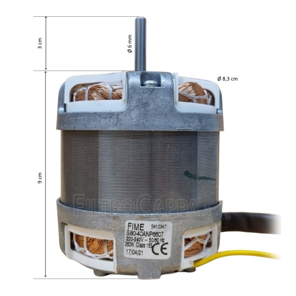 Motor para campana extractora ELICA AOSTA S80-40ANP6607 S406607