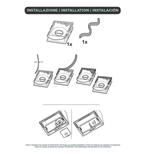 Charcoal Filter for Cooker Hoods ELICA ELIBLOC - GENUINE PART - KIT0161405 Charcoal Filter for Cooker Hoods ELICA ELIBLOC - GENUINE PART - KIT0161405