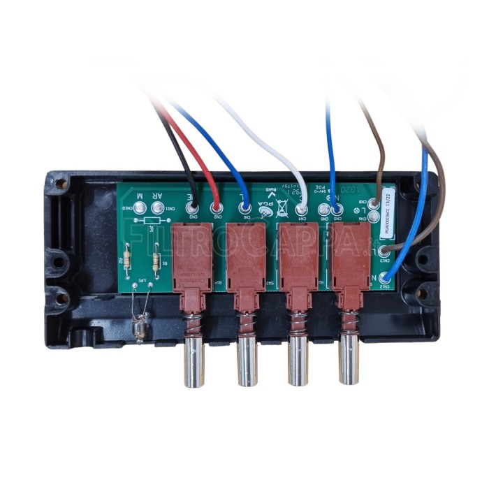 Teclado 4 Teclas 3 Velocidades Airone Max Fire Electrolux Franke Galvamet Diadre 08086276 Teclado 4 Teclas 3 Velocidades Airone Max Fire Electrolux Franke Galvamet Diadre 08086276