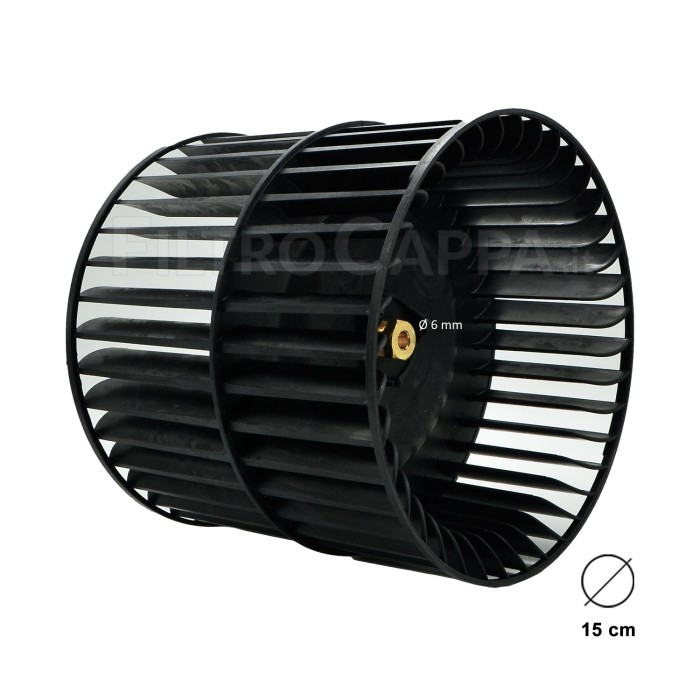 ROUE DE VENTILATEUR ELICA TURBOAIR 15 CM POUR HOTTE Aspirante ELICA DIAMÈTRE 3012AZ
