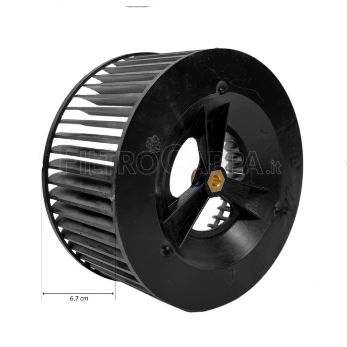 ELICA CAMPANA VENTILADOR RUEDA DIAMETRO 14 CM 3012AC