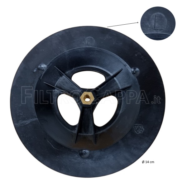 ELICA COOKER HOOD FAN WHEEL DIAMETER 14 CM 3012AC