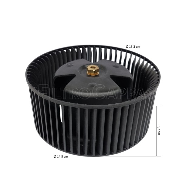 COOKER HOOD FAN WHEEL DIAMETER 15,3 PER ELICA TURBOAIR 3012V