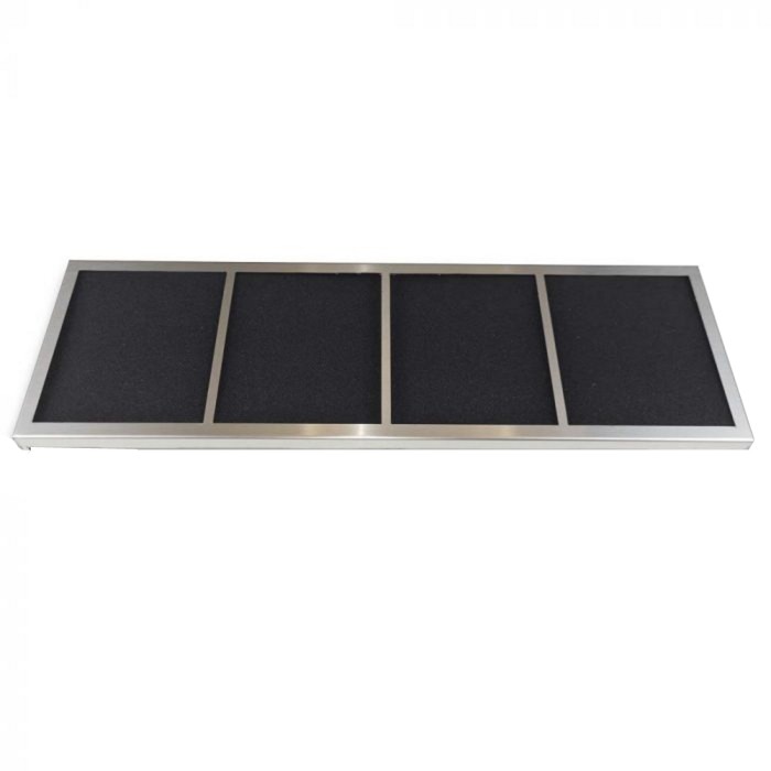FILTRO DE CARBÓN 37,5 X 11,5 CAMPANA GALVAMET SPHERA PLATA 005LV03002