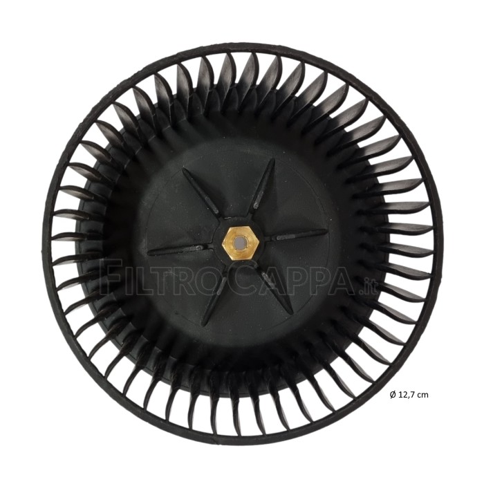 FABER FRANKE SMEG HOTTE VENTILATEUR ROUE DIAMÈTRE 12,7 CM PIÈCE DE RECHANGE ORIGINE 133.0018.237