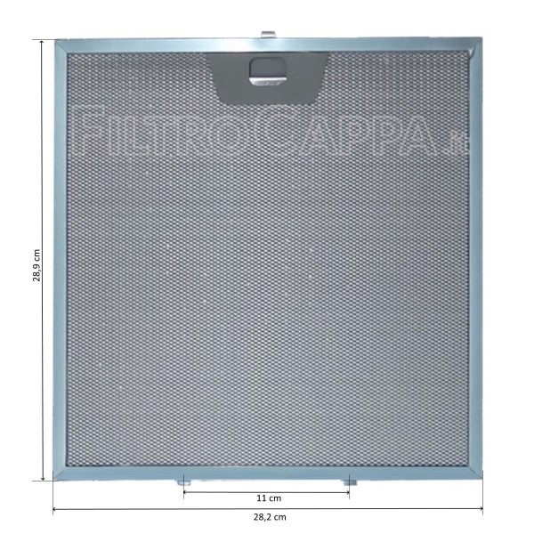 METALLFILTER FÜR DUNSTABZUGSHAUBEN FABER FRANKE 28 X 29 CM 133.0063.586