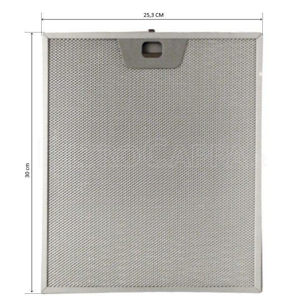 copy of FABER FRANKE SMEG ELECTROLUX METAL FILTER 25,3 X 30 CM 133.0017.054