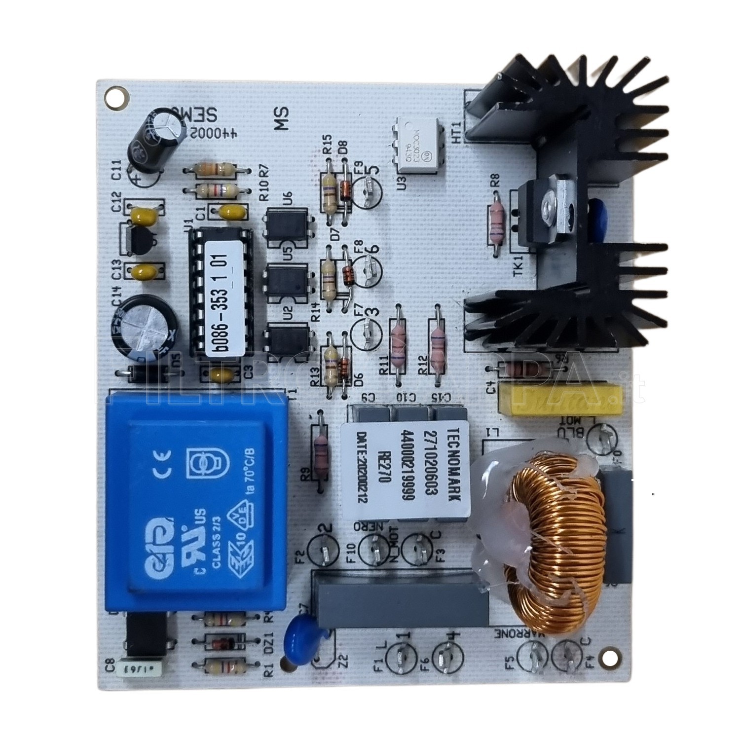 thumbnail image 2 of Genuine Elica Power Board PCB Module For Galaxy, Filo, Hidden Extractor Hoods 2 of 5